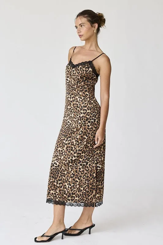 NEW!! Catherine Leopard Midi Dress