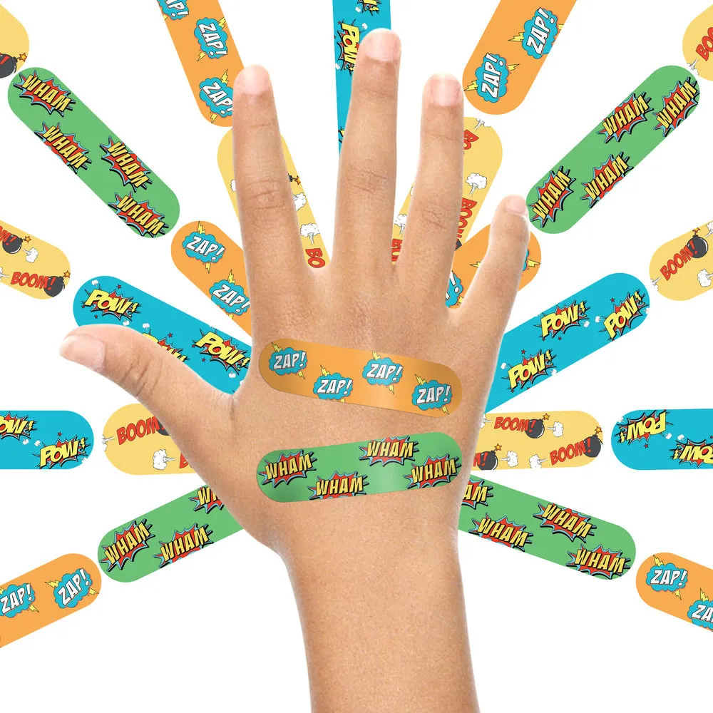 Ouchie x MuSo Non-Toxic Printed Bandages & Action Pack Non-Toxic Printed Bandages Combo Pack (40 Pack) 