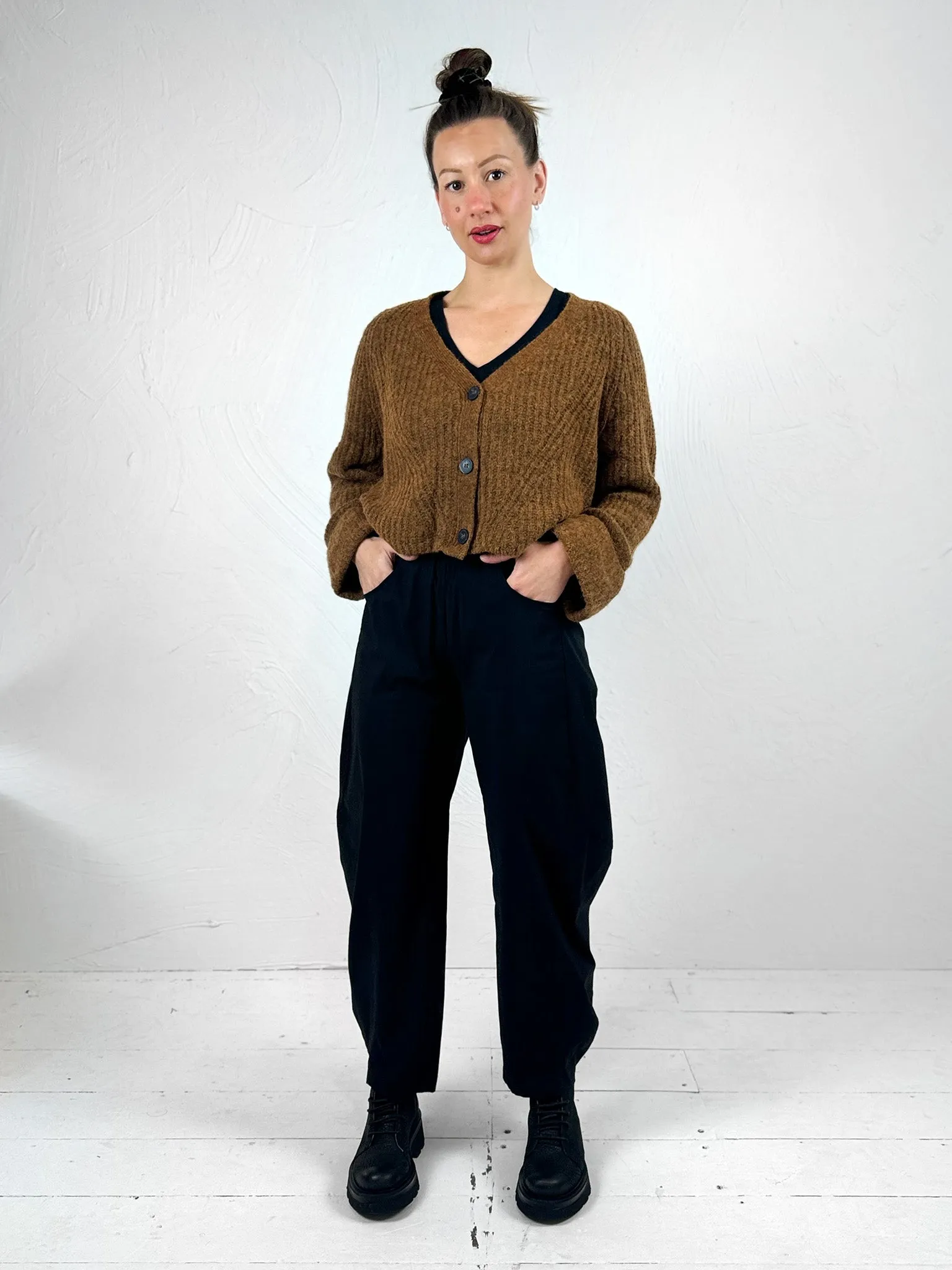 Perla Short Alpaca Cardigan - 2 Colours