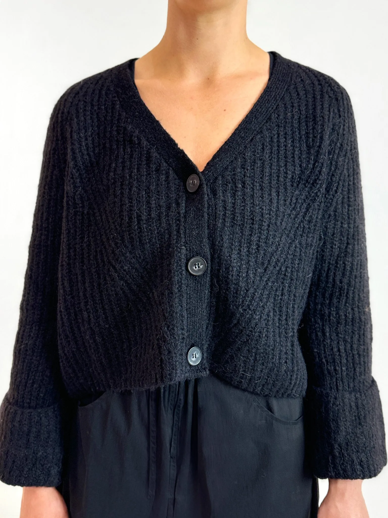 Perla Short Alpaca Cardigan - 2 Colours