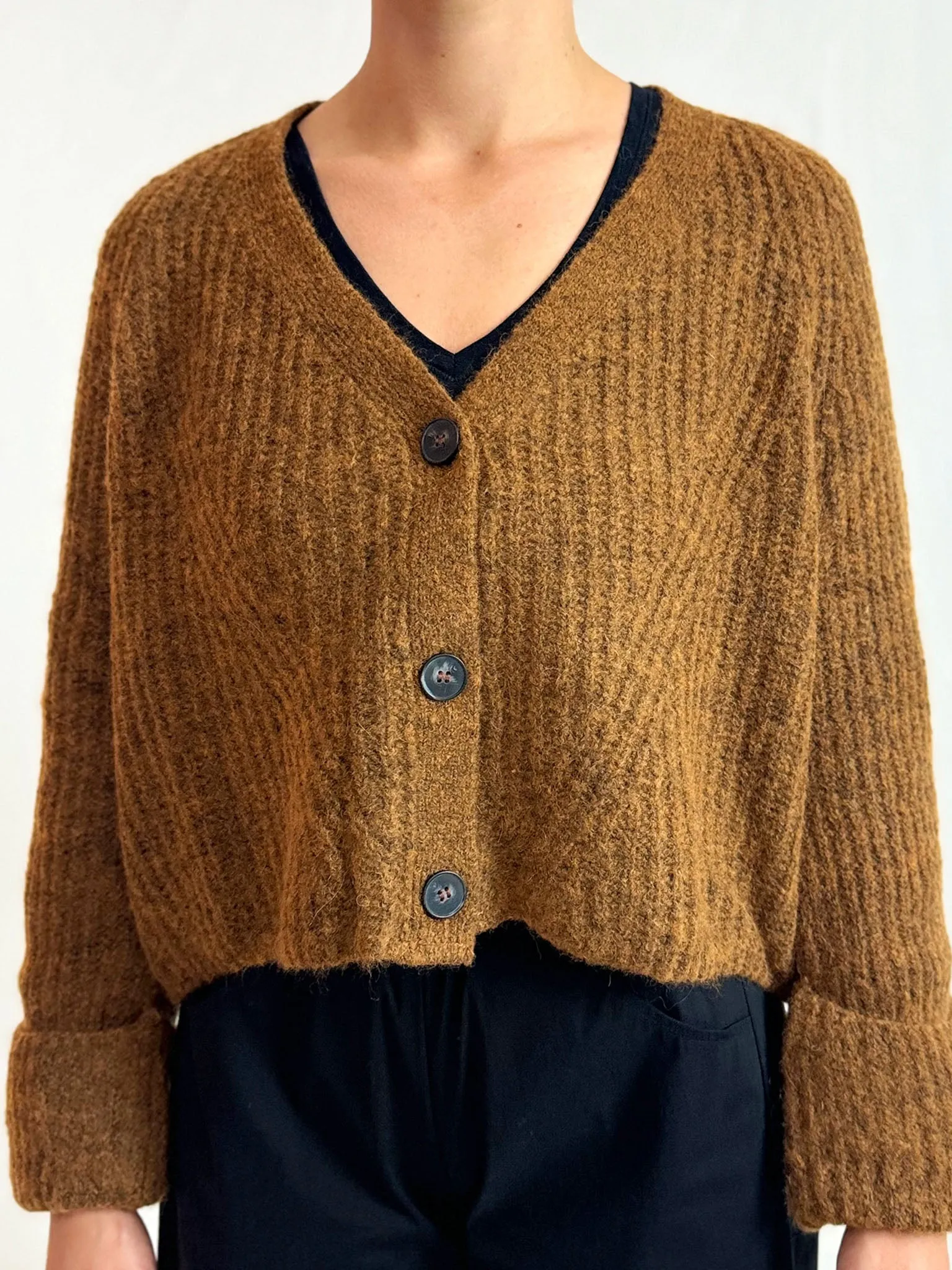 Perla Short Alpaca Cardigan - 2 Colours