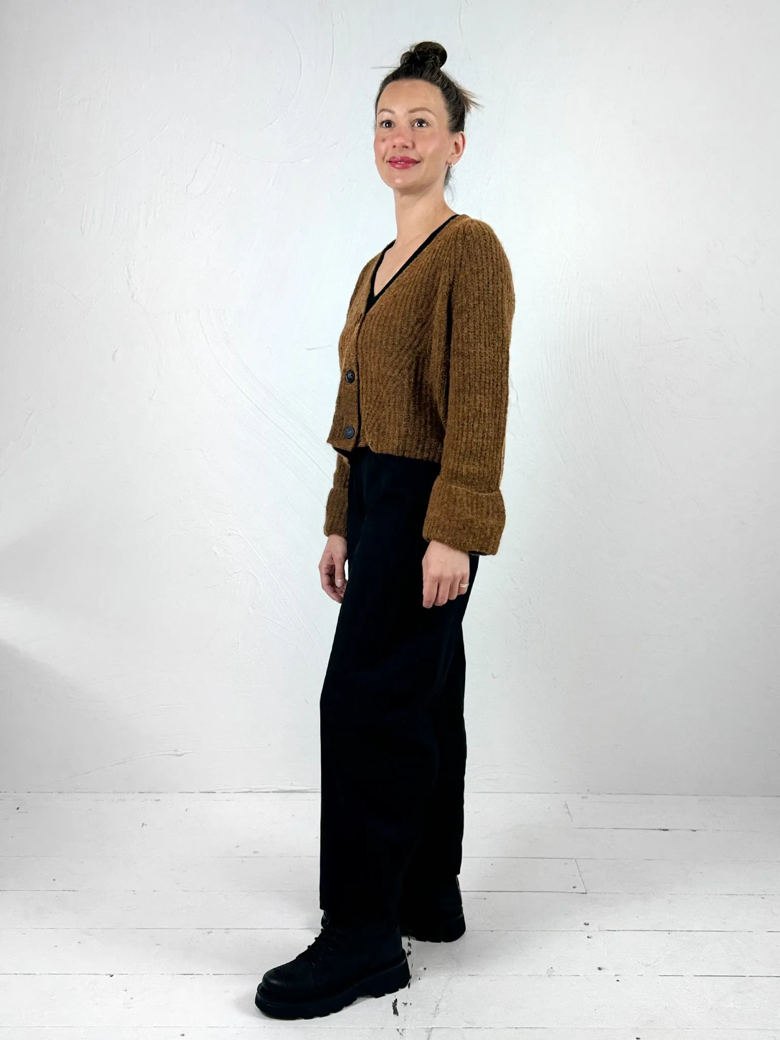 Perla Short Alpaca Cardigan - 2 Colours