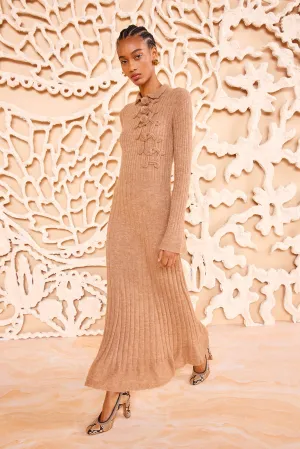 Solene Dress - Camel
