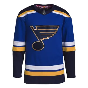 ST. LOUIS BLUES AUTHENTIC ADIDAS HOME PRIMEGREEN JERSEY - BLUE