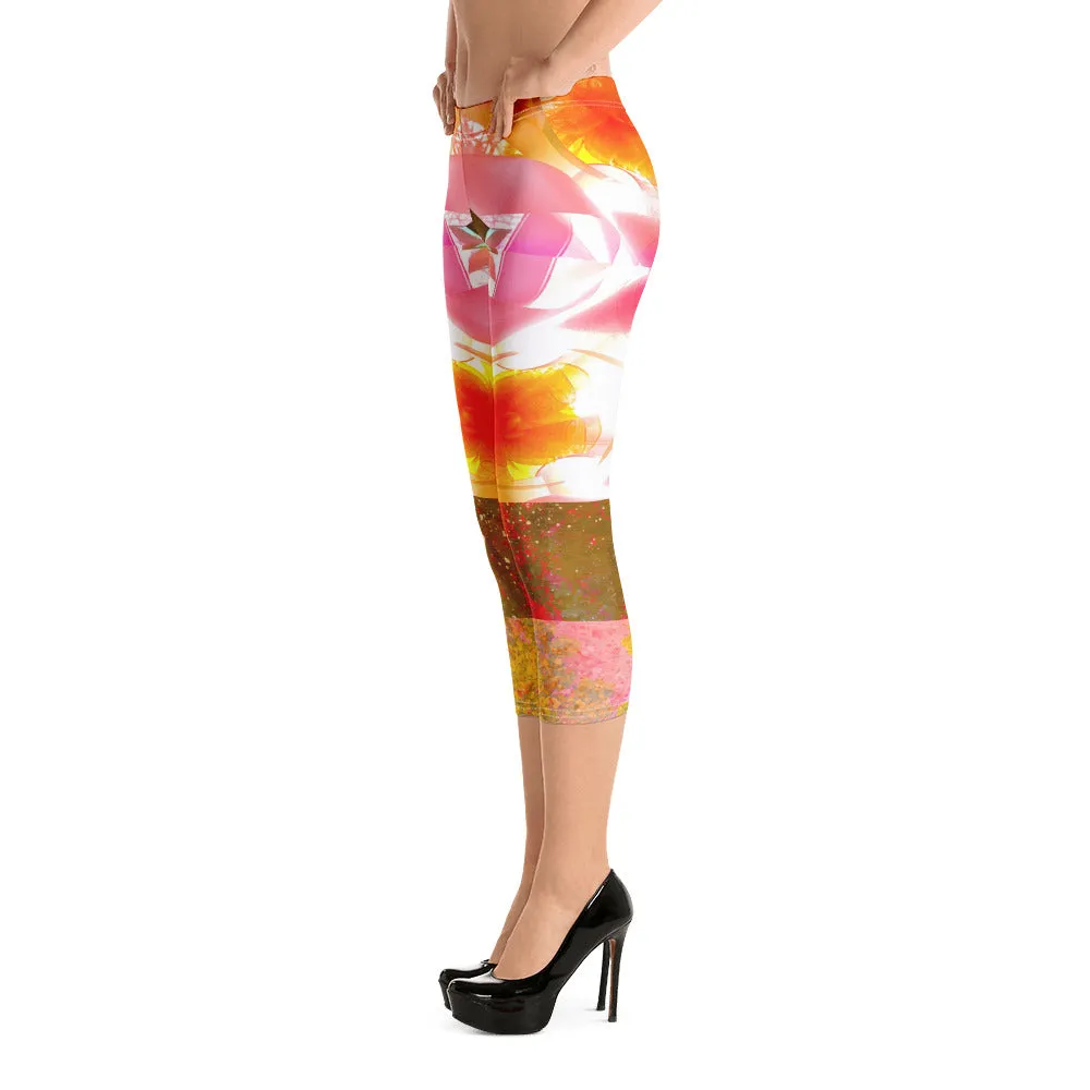 Sunflowery Day Capris