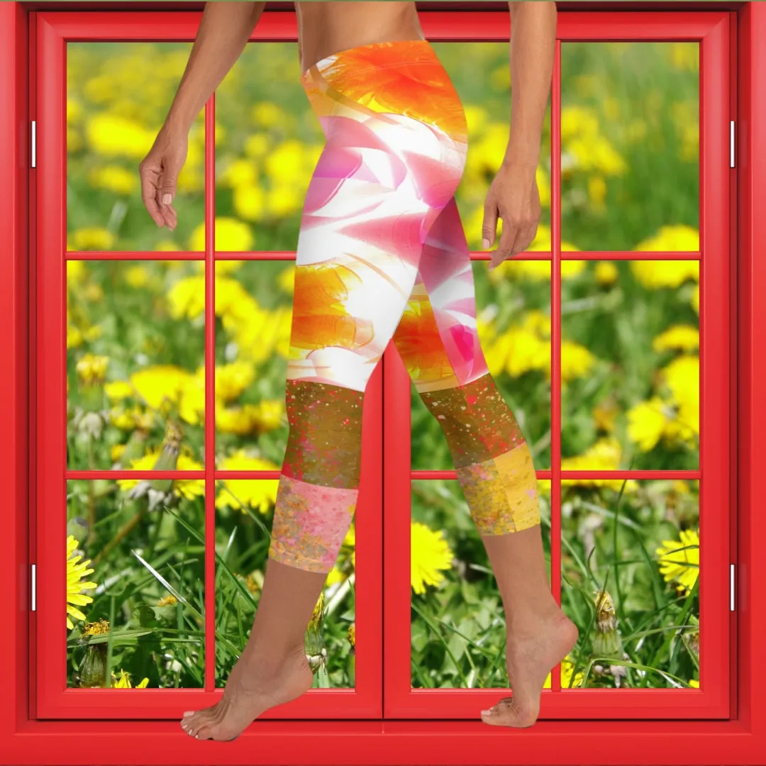 Sunflowery Day Capris