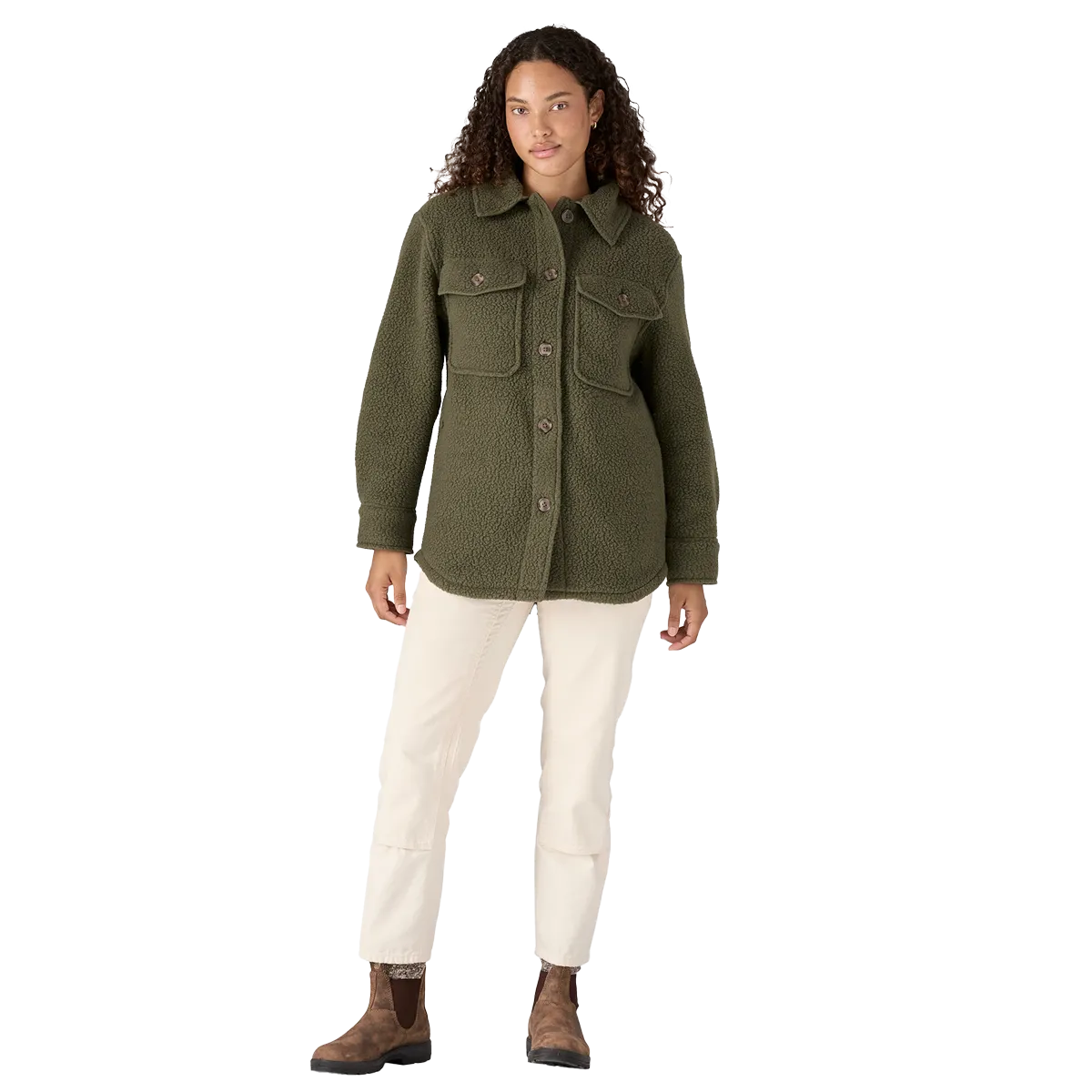 Women's Retro Pile Shirt Jacket