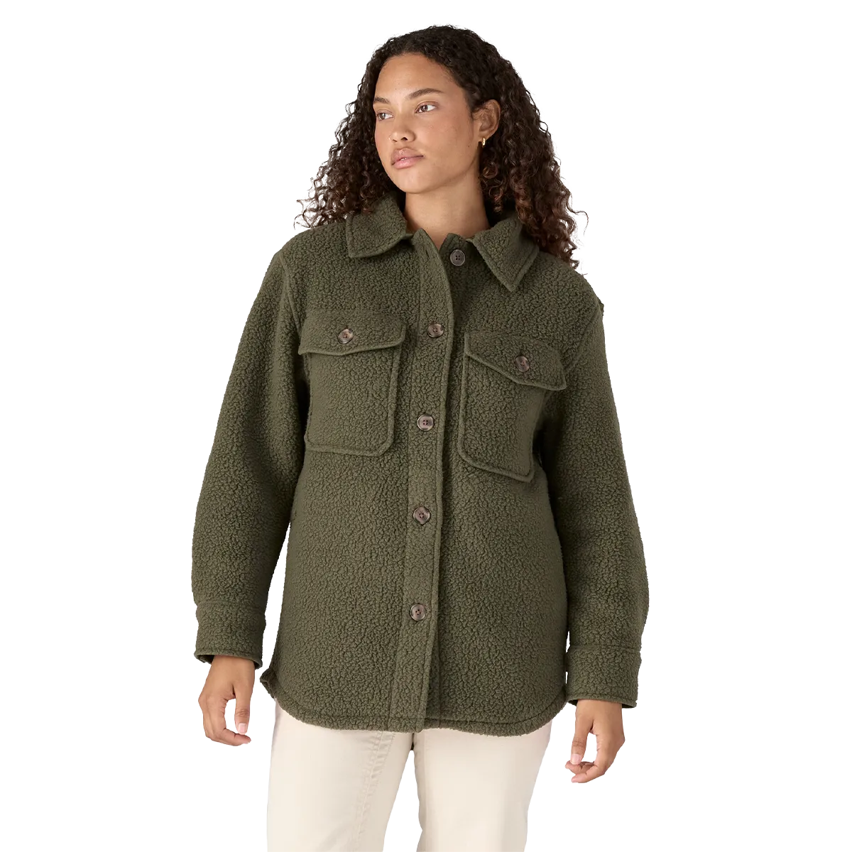 Women's Retro Pile Shirt Jacket